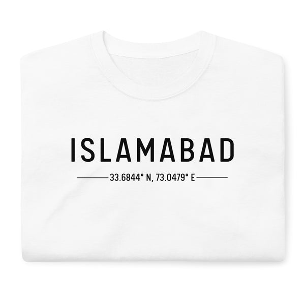 Islamabad Coordinates T-Shirt